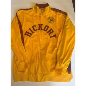 Indiana Pacers Jacket 2X NBA Full Zip Yellow Track Jacket Mens